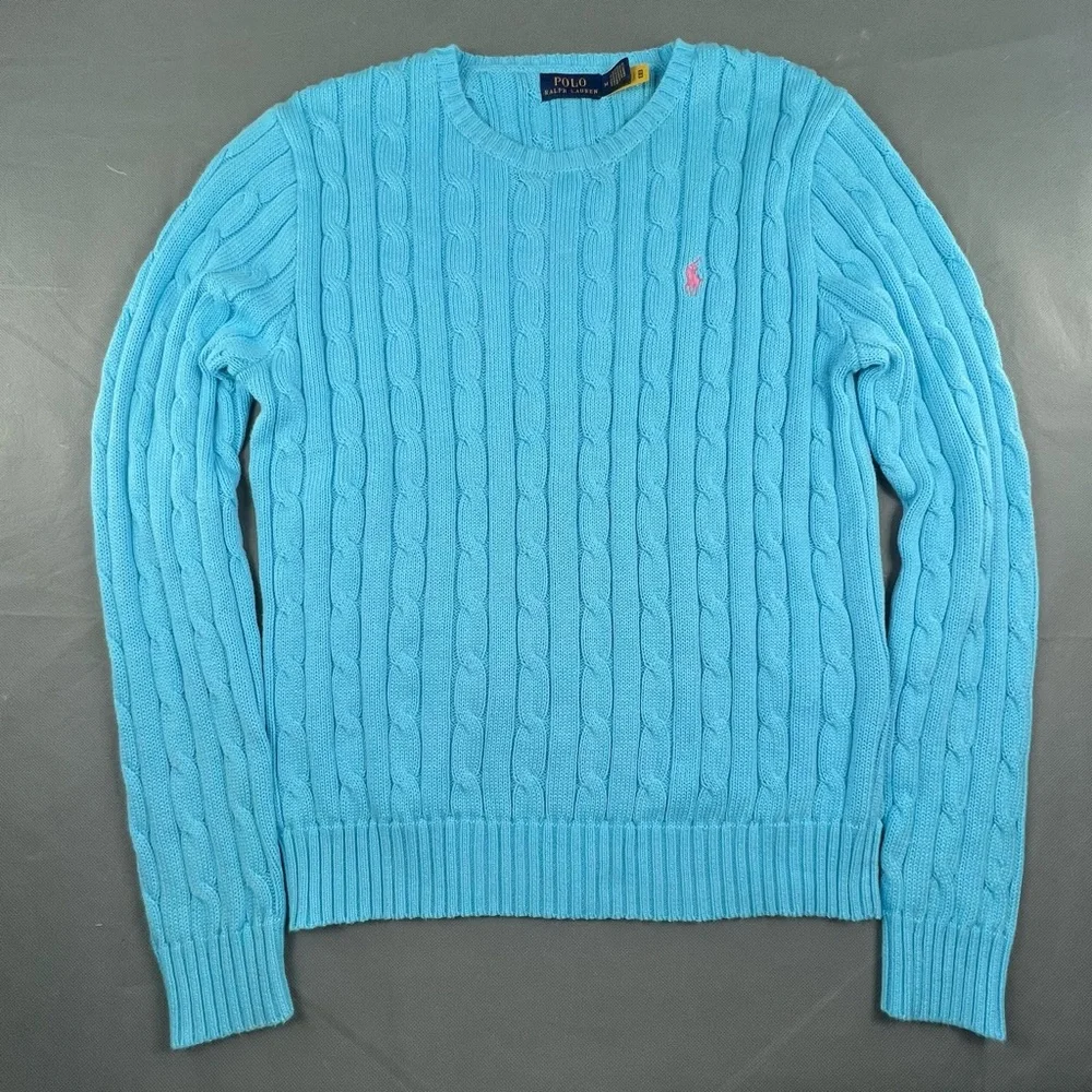 Polo Ralph Lauren Women Knit Crew Neck Sweater M - Picture 1 of 5